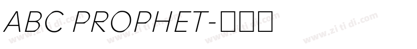 ABC PROPHET字体转换 ABC PROPHET字体转换